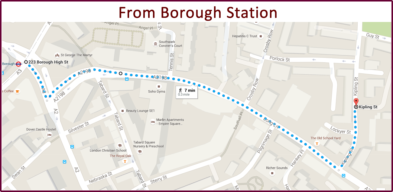directions from Borough Station